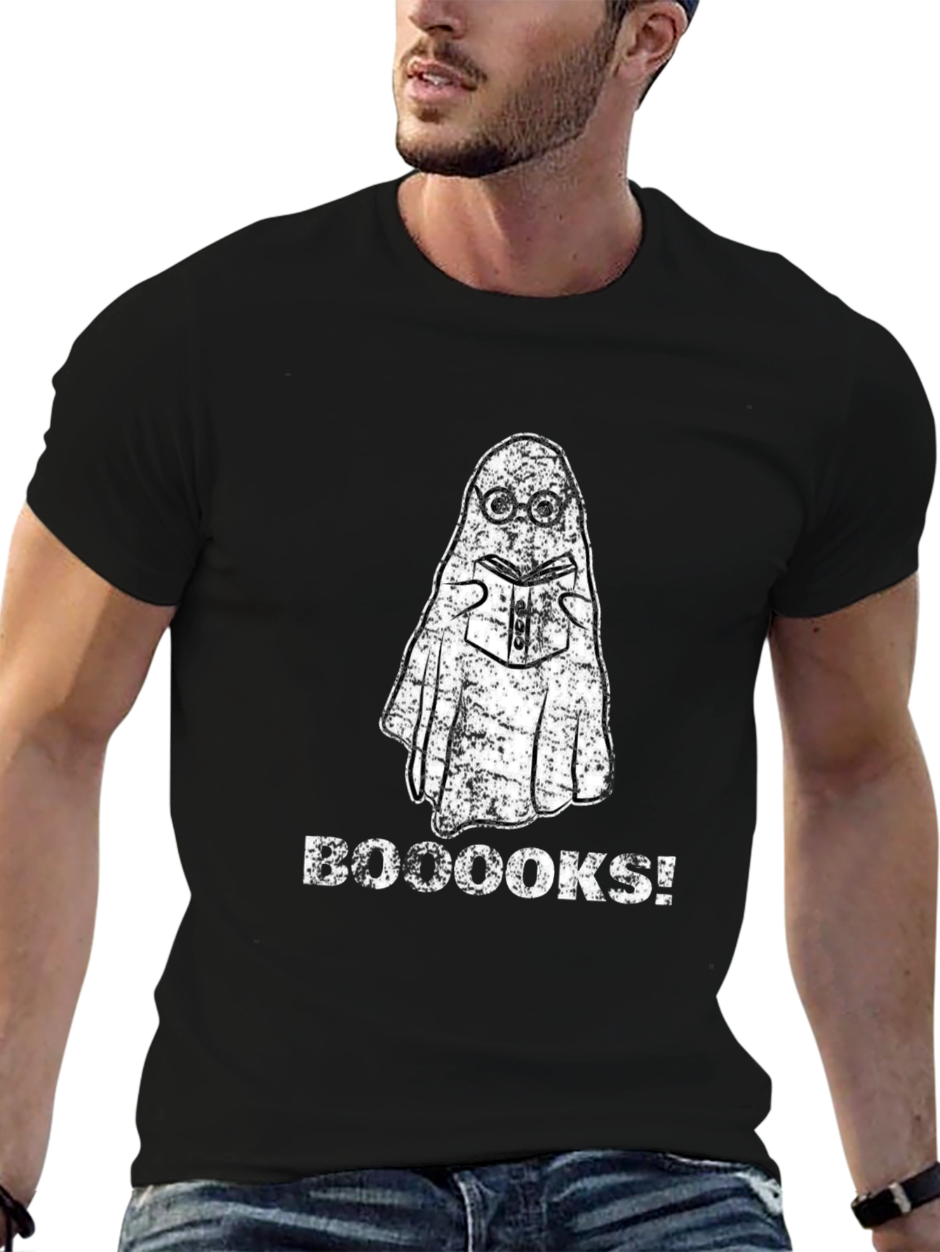 Booooks! Reading Ghost T-Shirt