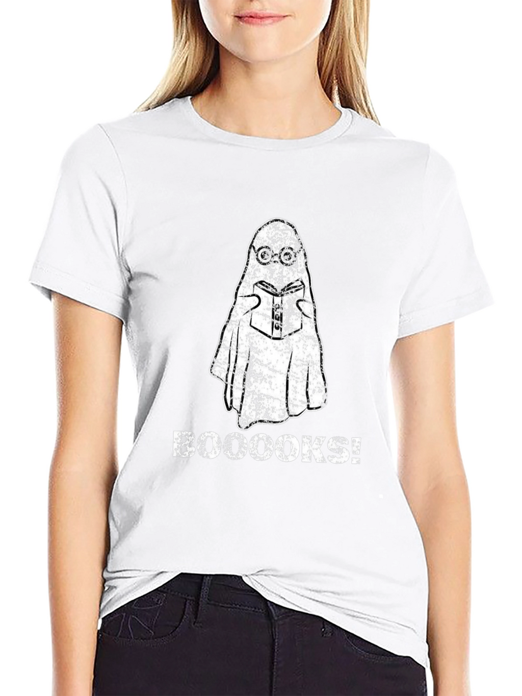 Booooks! Reading Ghost T-Shirt