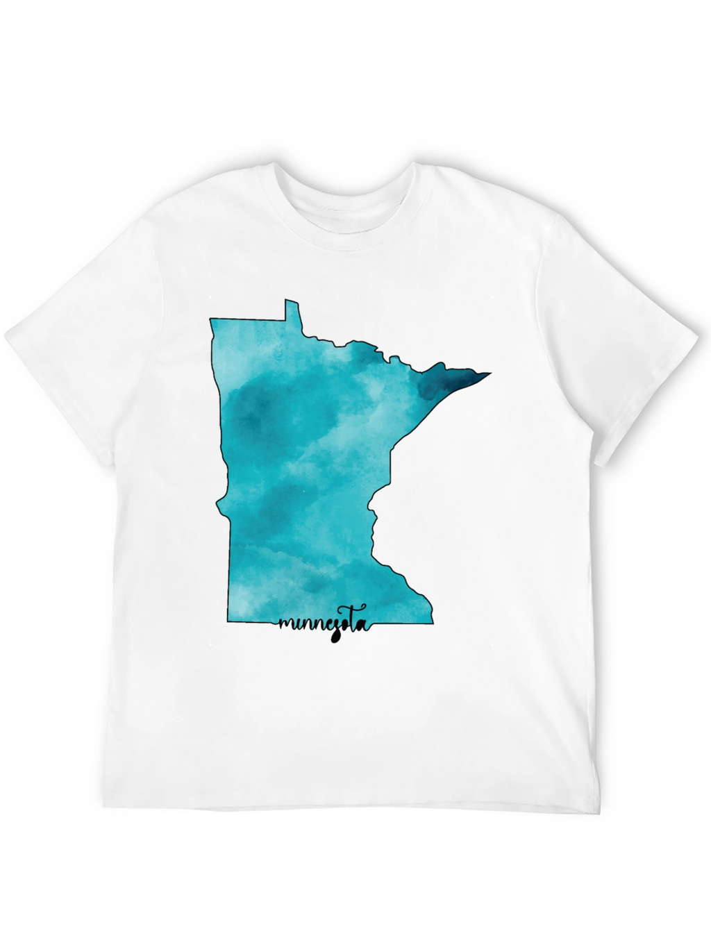 Minnesota State Watercolor T-Shirt