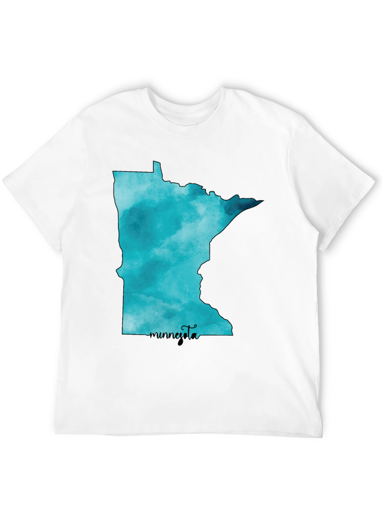 Minnesota State Watercolor T-Shirt