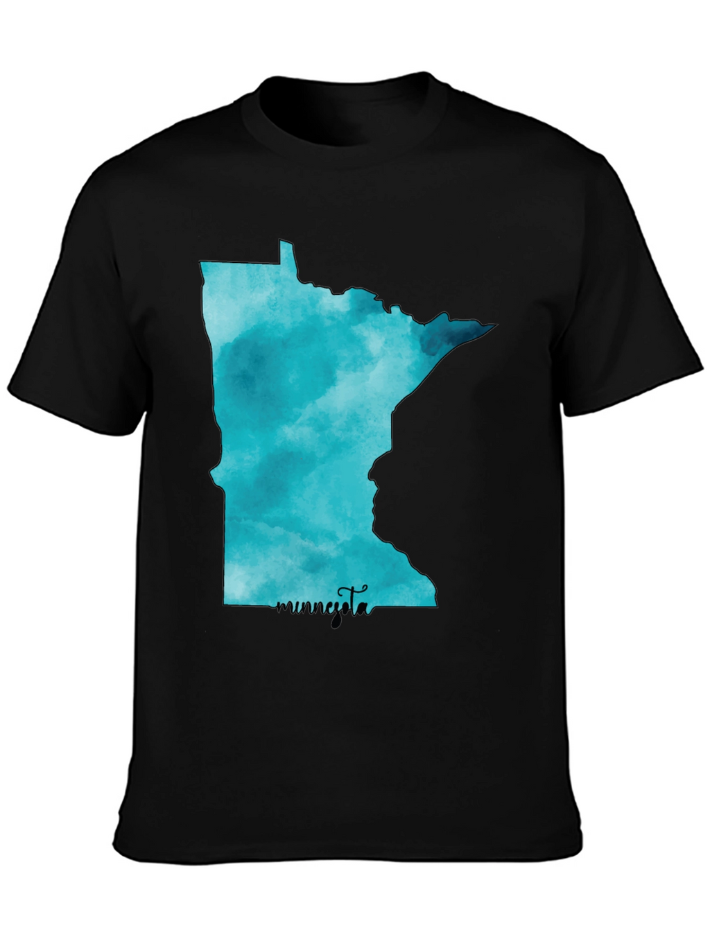 Minnesota State Watercolor T-Shirt