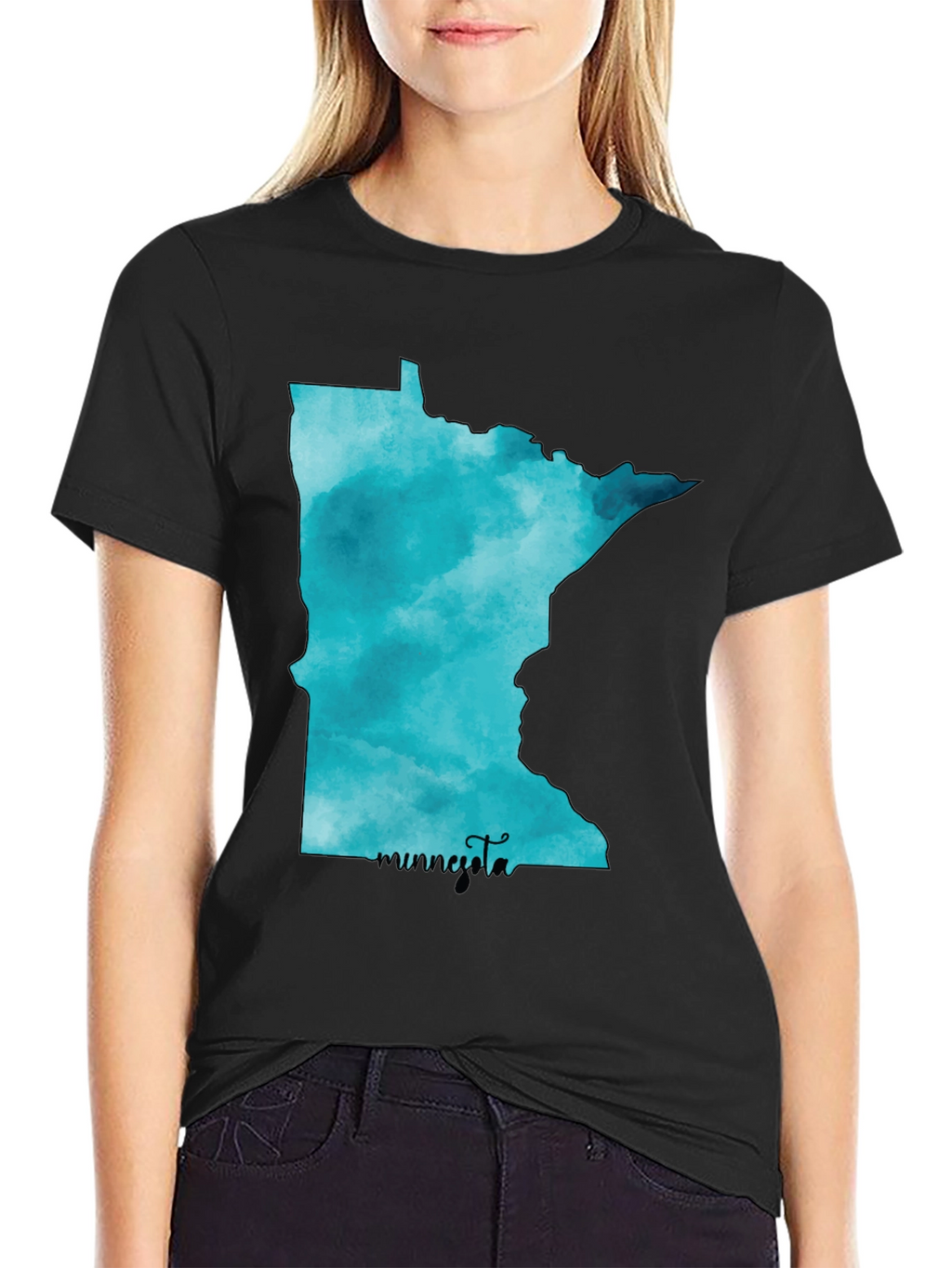 Minnesota State Watercolor T-Shirt