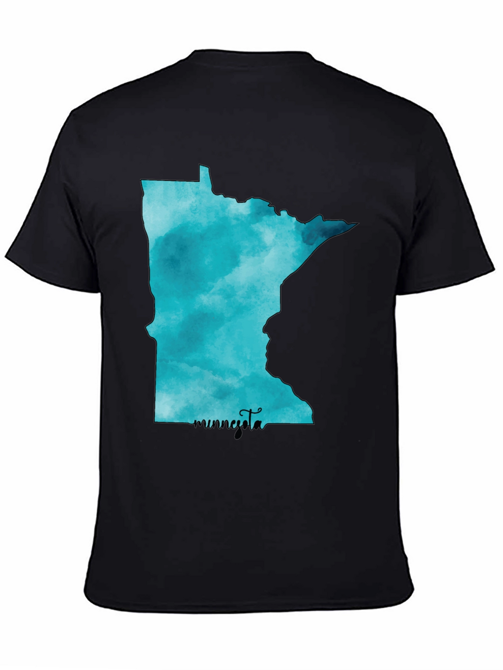 Minnesota State Watercolor T-Shirt