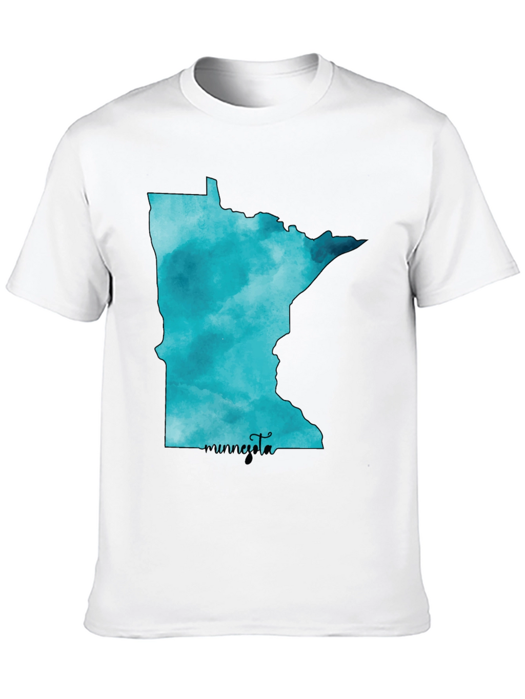 Minnesota State Watercolor T-Shirt