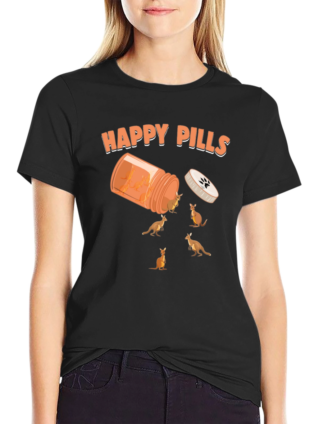 Happy Pills Kangaroo Graphic Tee