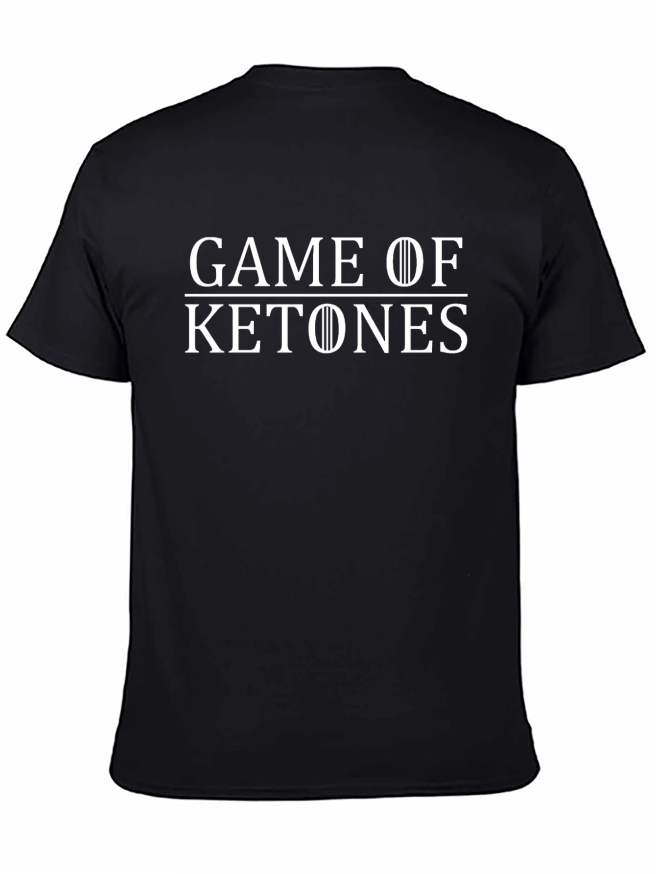 Game of Ketones Black T-Shirt - Funny Keto Diet Tee