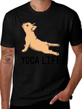 Yoga Life Bulldog Graphic Tee