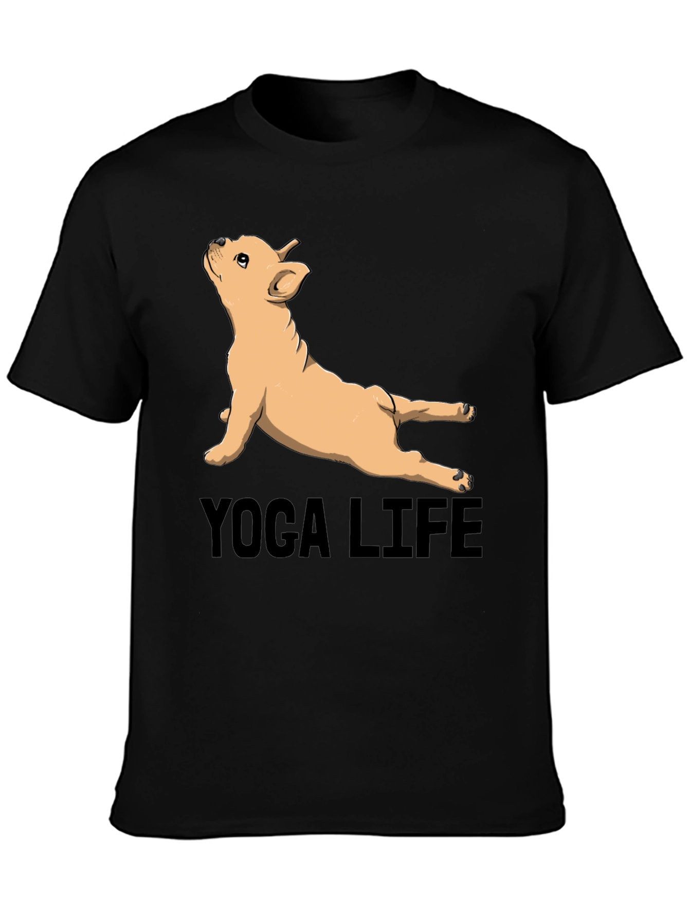 Yoga Life Bulldog Graphic Tee