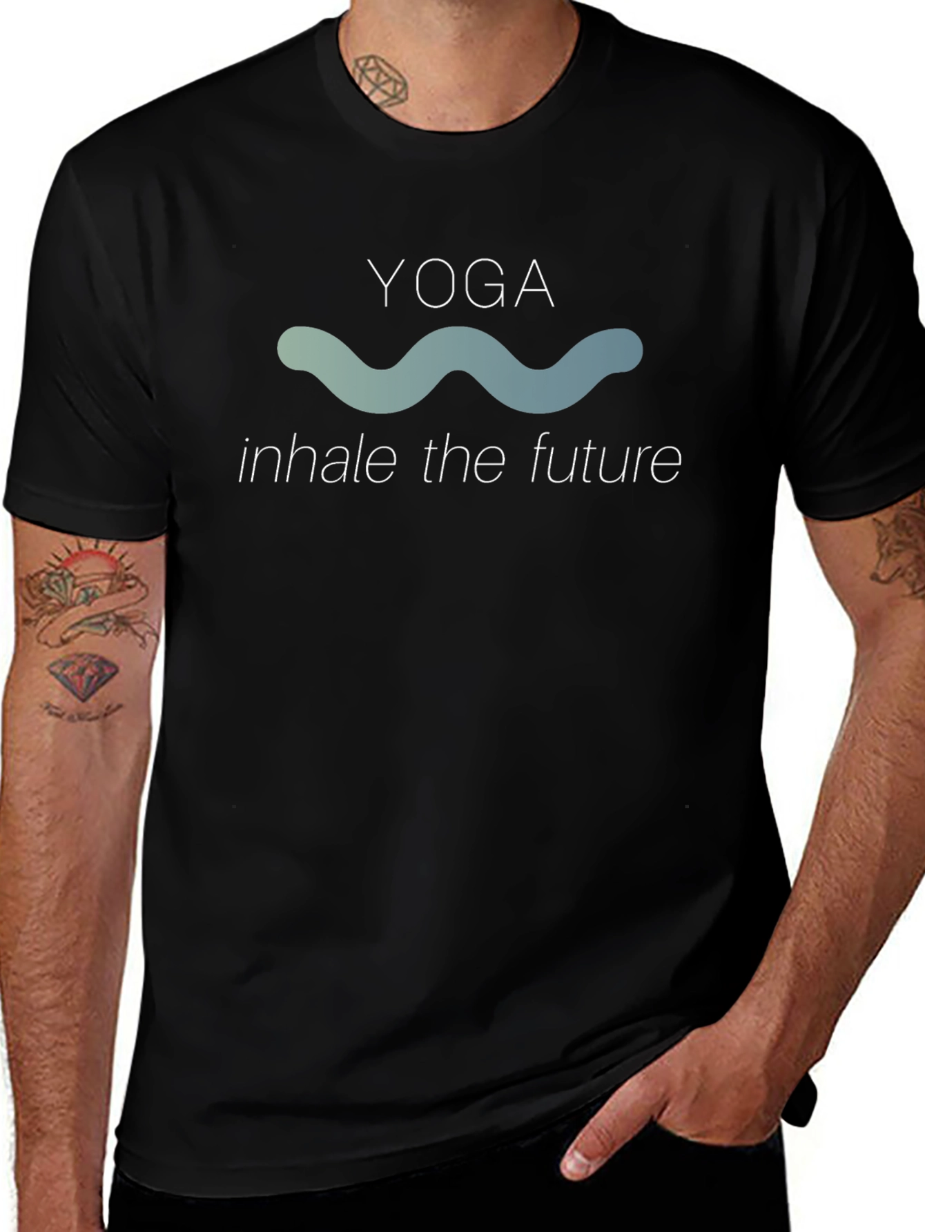 Yoga Inhale The Future Graphic Tee