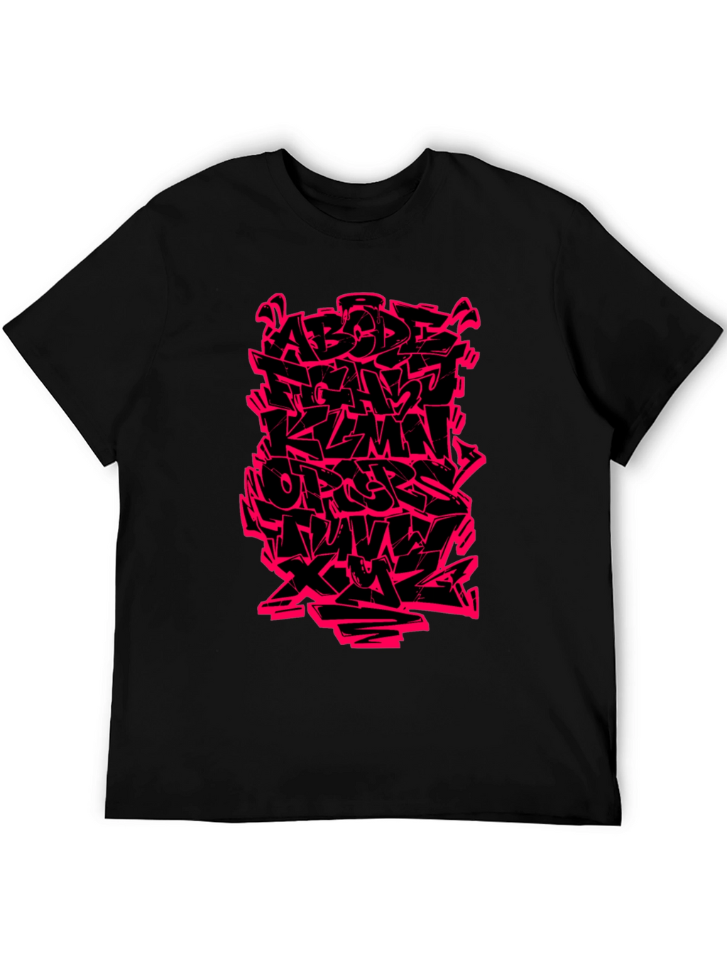 Graffiti Alphabet Graphic T-Shirt - Bold Streetwear Style