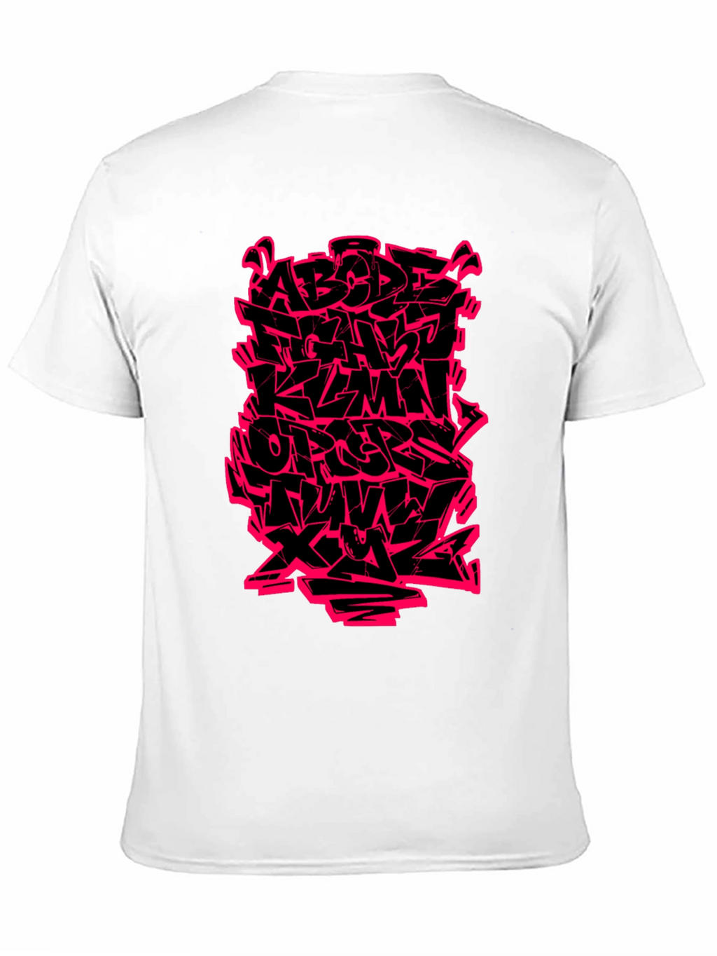 Graffiti Alphabet Graphic T-Shirt - Bold Streetwear Style