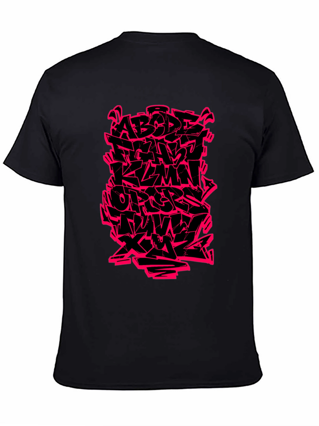 Graffiti Alphabet Graphic T-Shirt - Bold Streetwear Style