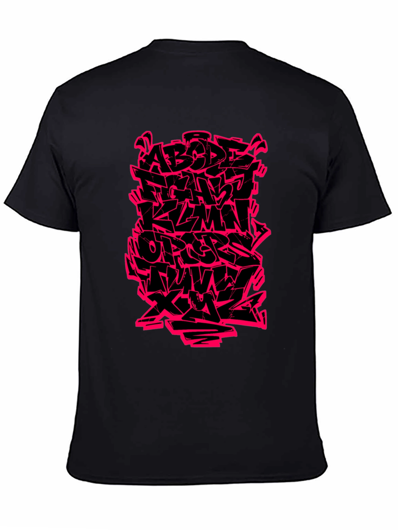 Graffiti Alphabet Graphic T-Shirt - Bold Streetwear Style