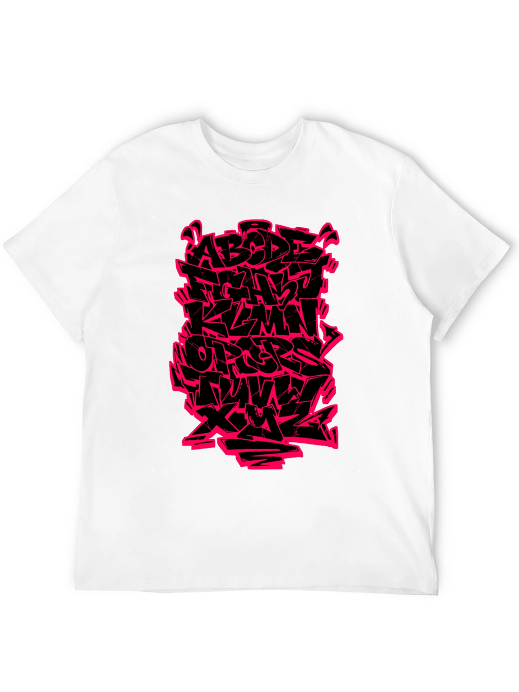 Graffiti Alphabet Graphic T-Shirt - Bold Streetwear Style