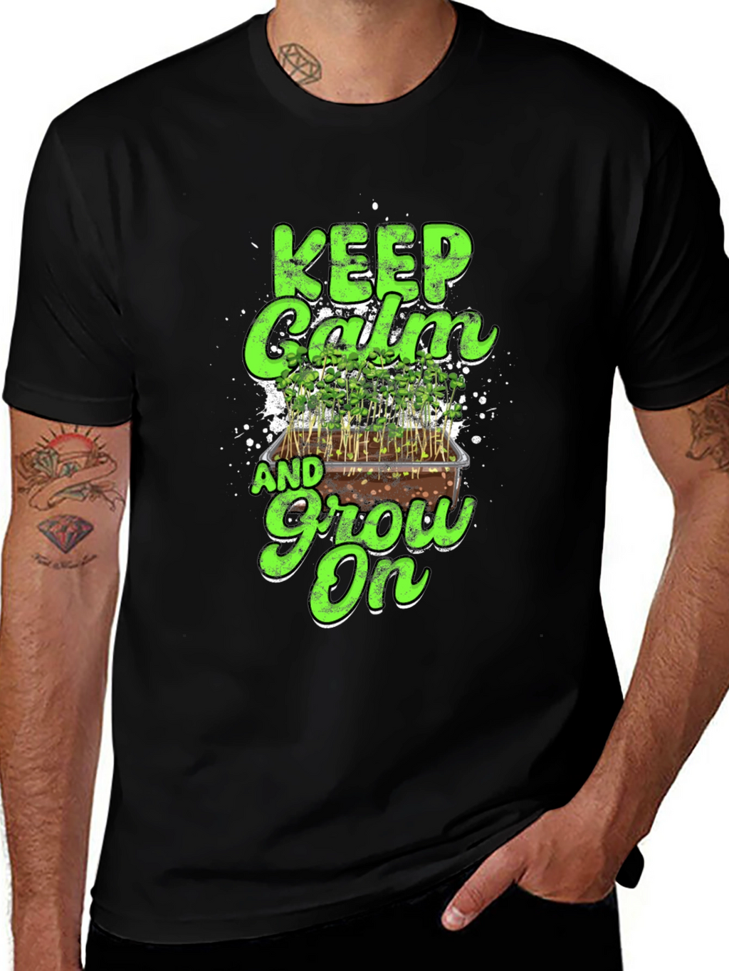 Keep Calm and Grow On T-Shirt
