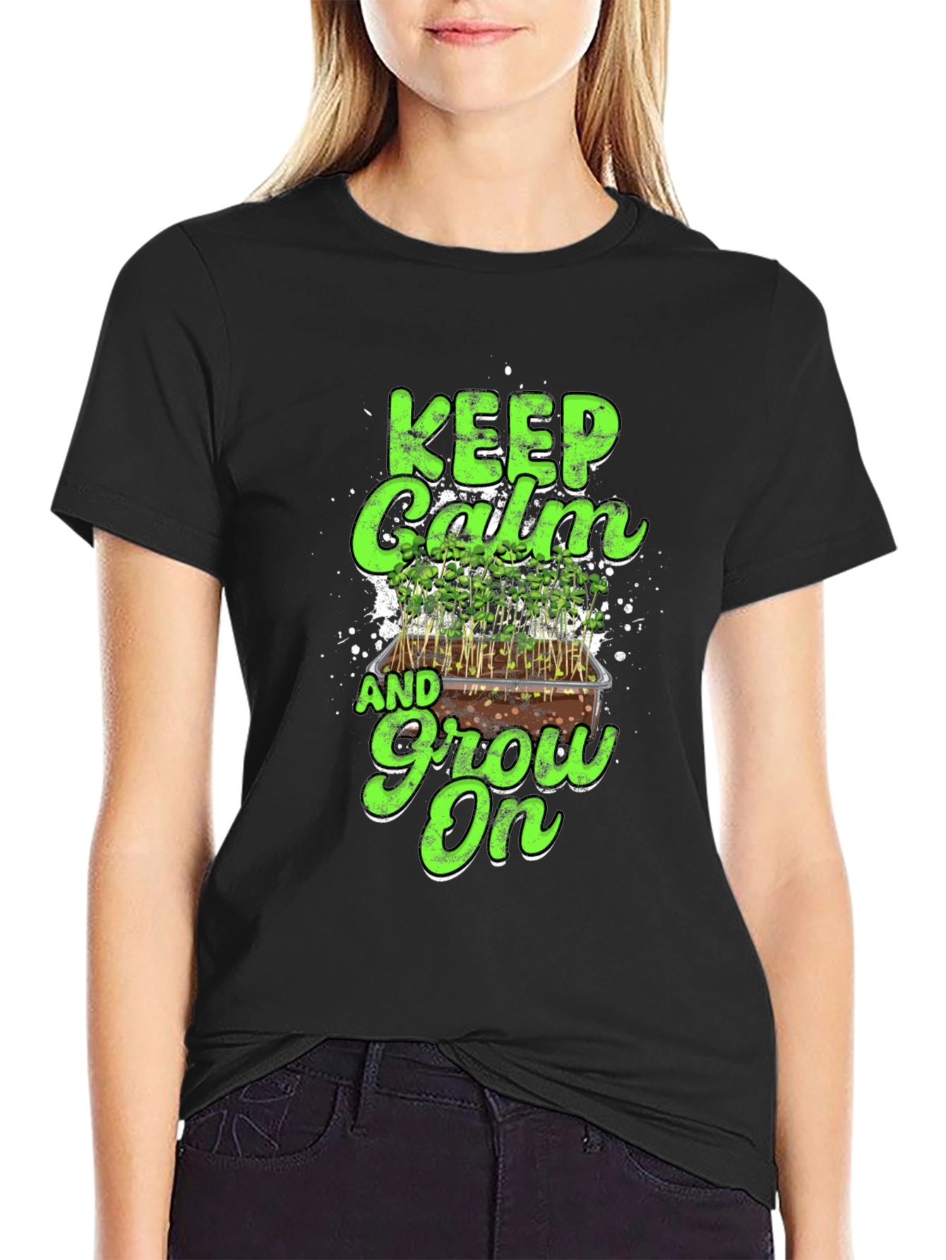 Keep Calm and Grow On T-Shirt