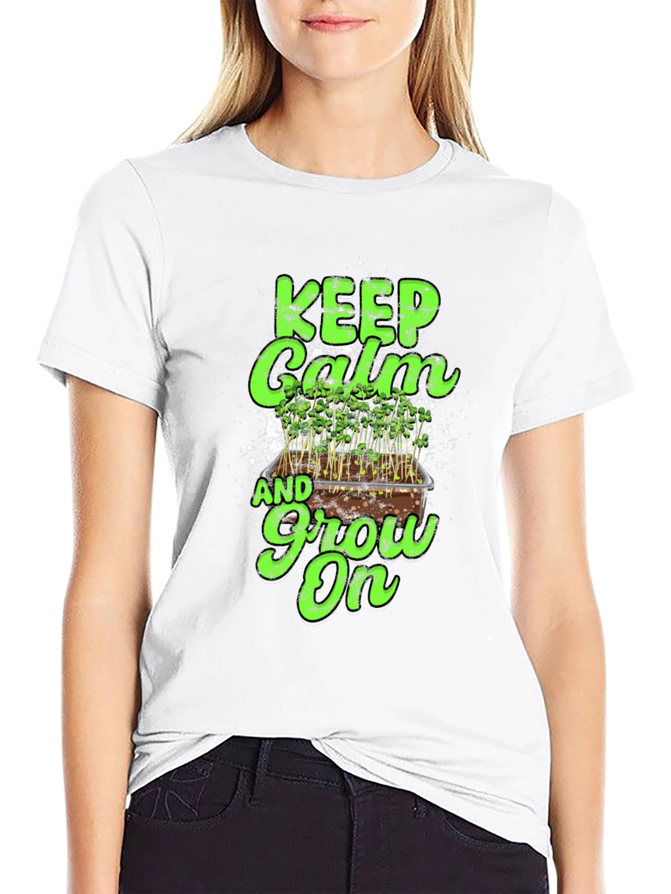 Keep Calm and Grow On T-Shirt