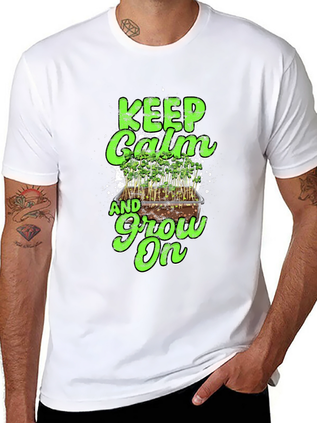 Keep Calm and Grow On T-Shirt