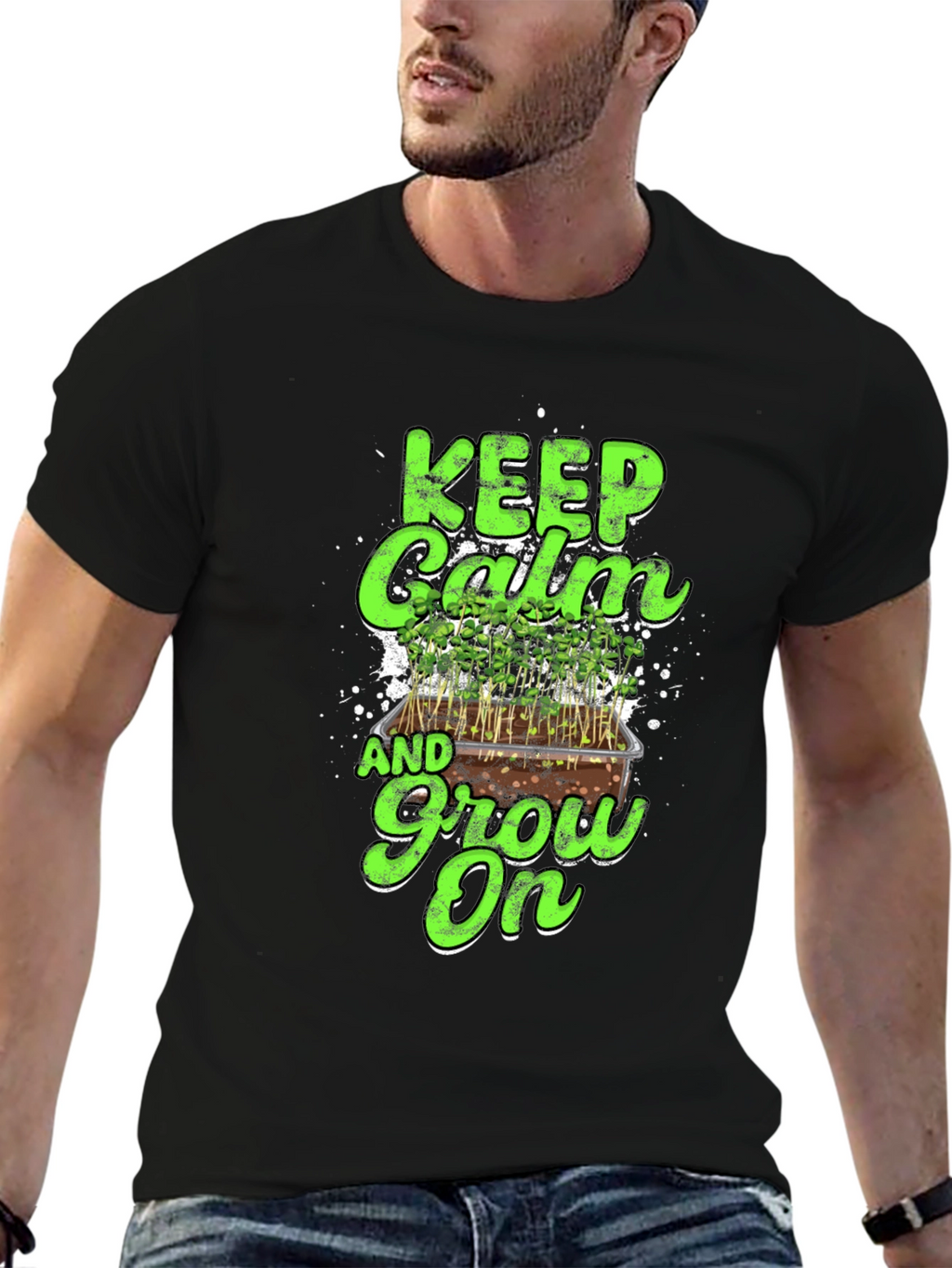 Keep Calm and Grow On T-Shirt