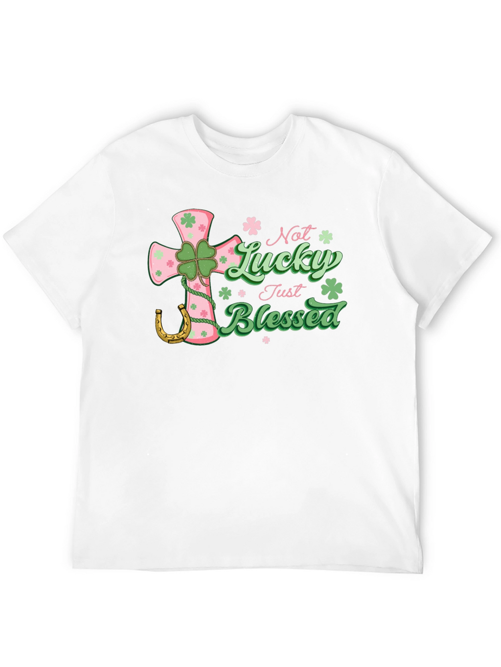 Not Lucky Just Blessed Black T-Shirt