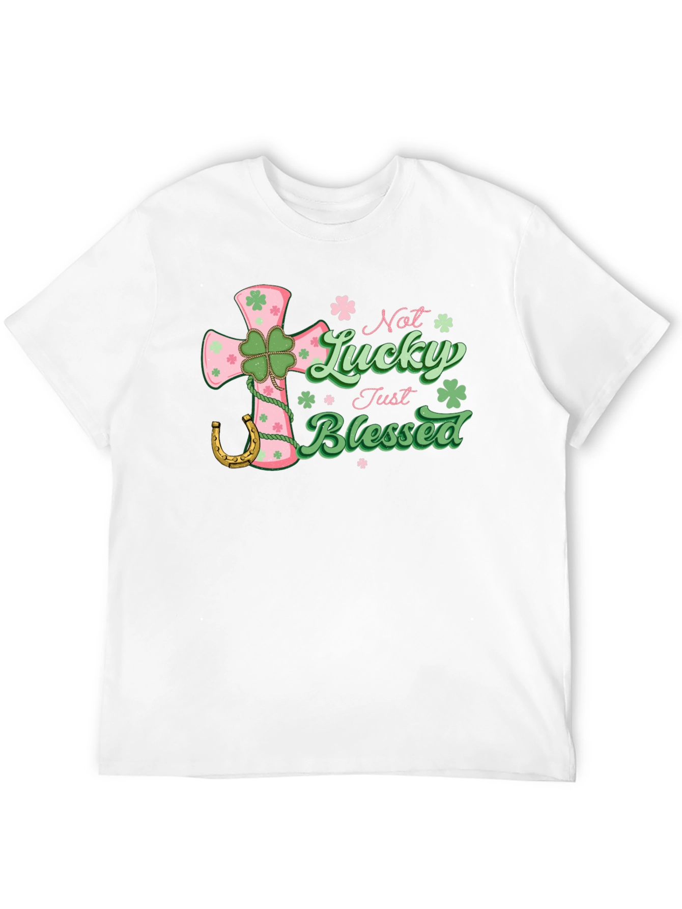 Not Lucky Just Blessed Black T-Shirt