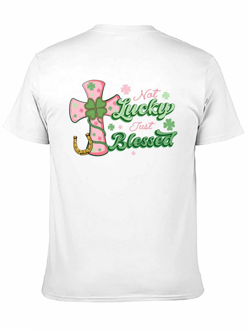 Not Lucky Just Blessed Black T-Shirt