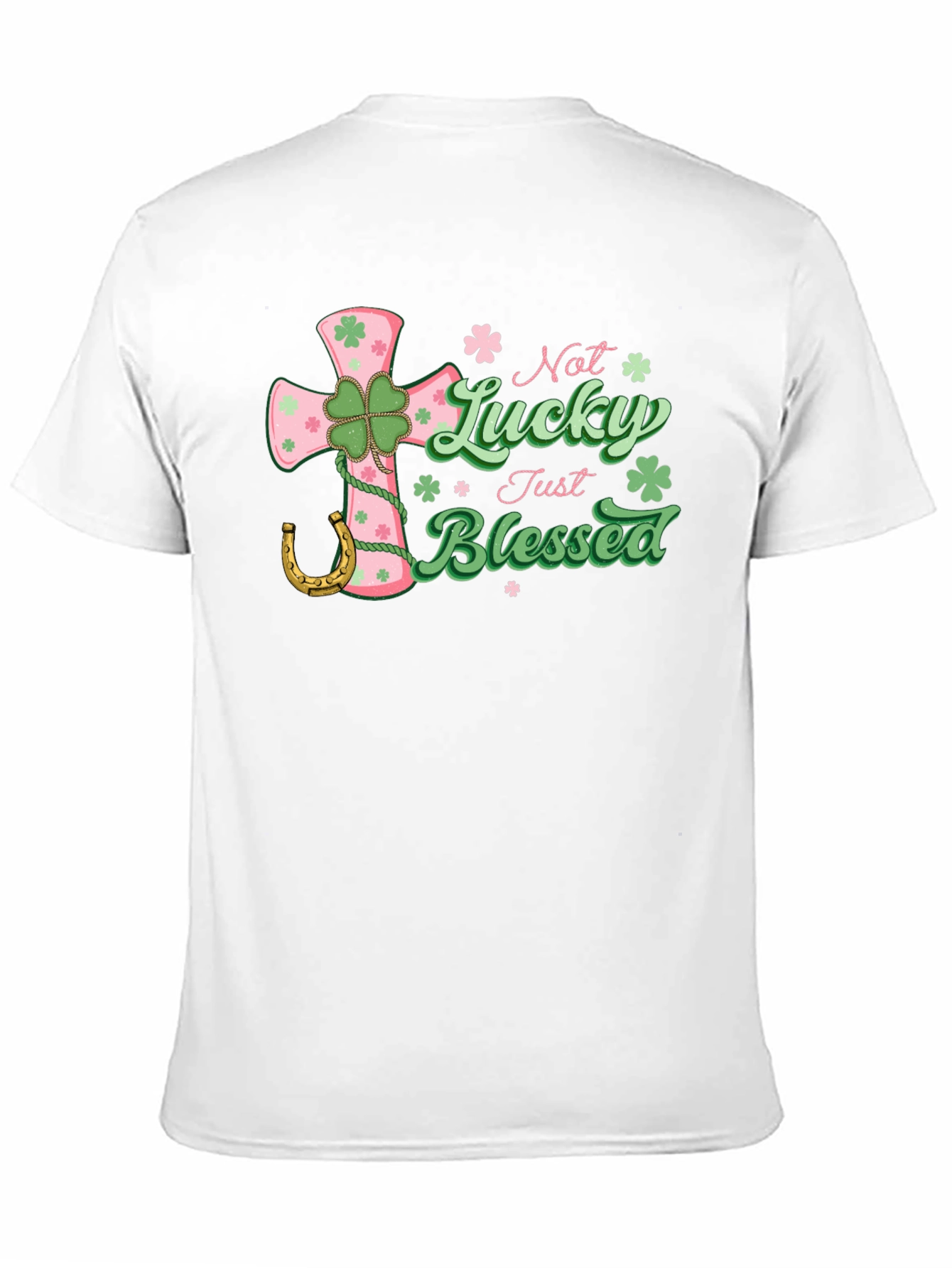 Not Lucky Just Blessed Black T-Shirt
