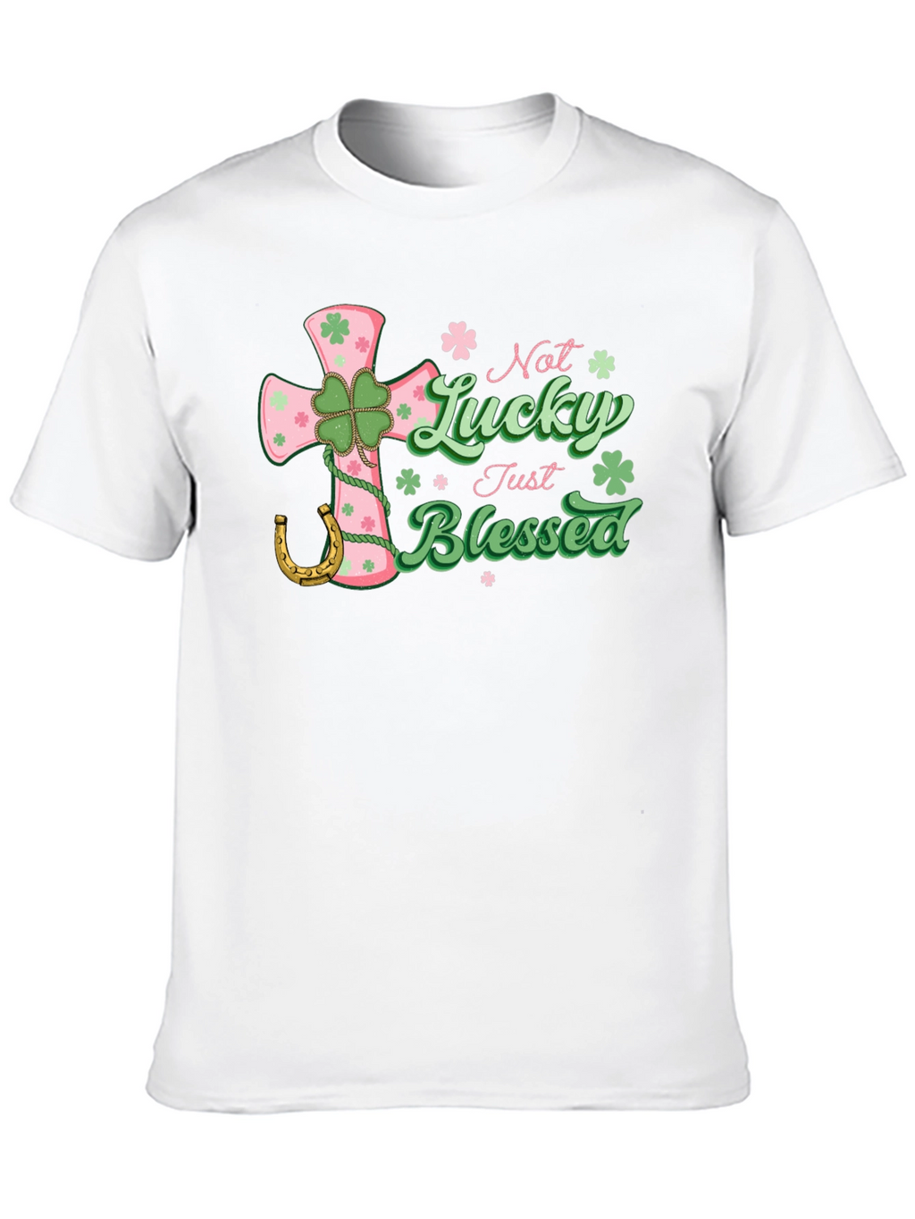 Not Lucky Just Blessed Black T-Shirt