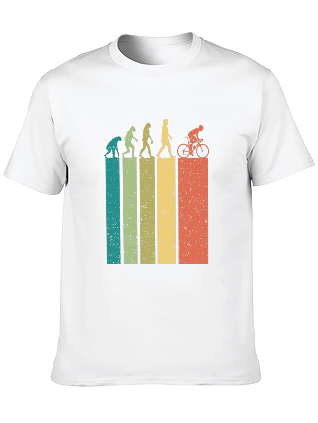 Evolution of Cyclist Graphic Tee