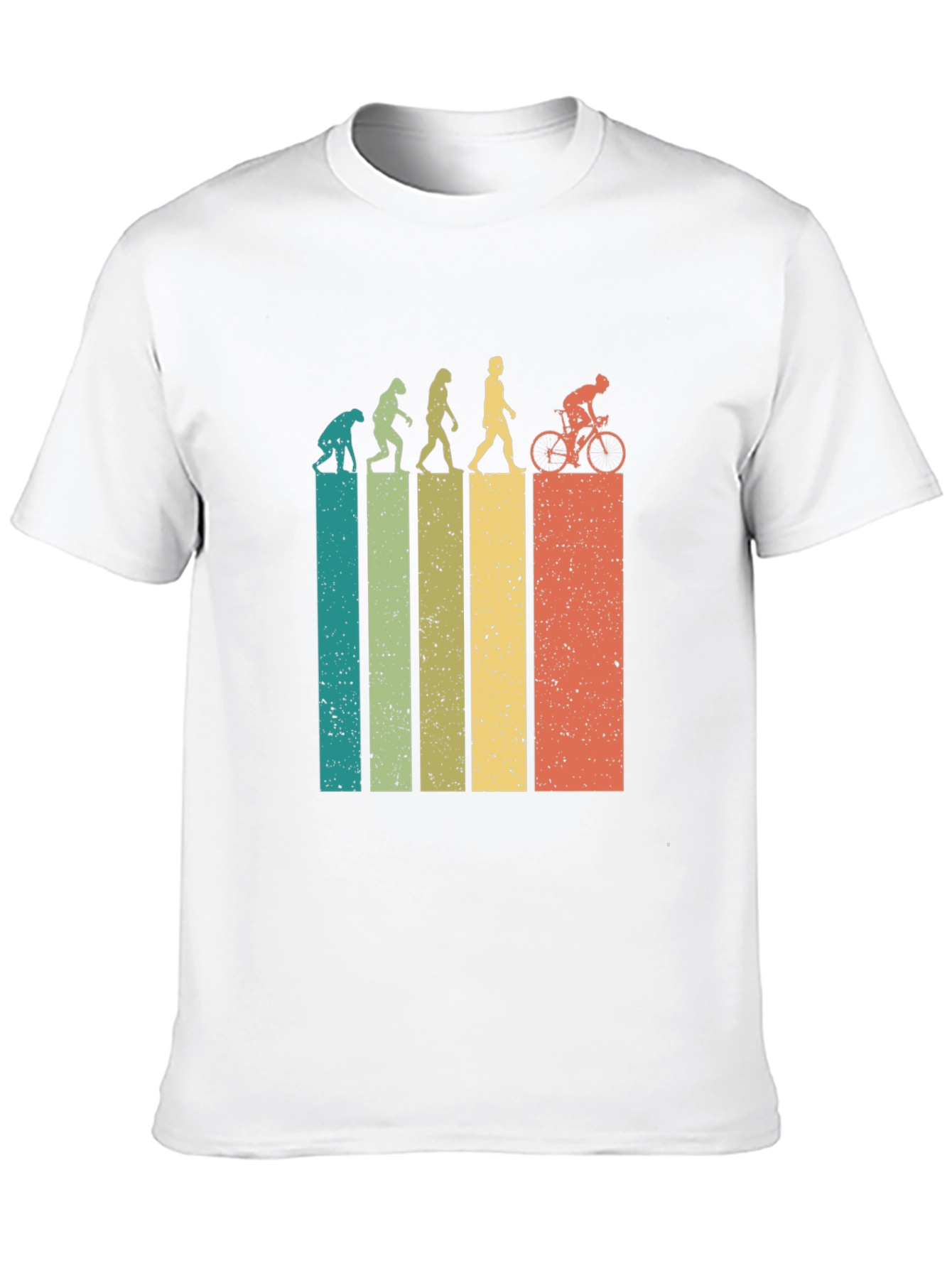Evolution of Cyclist Graphic Tee