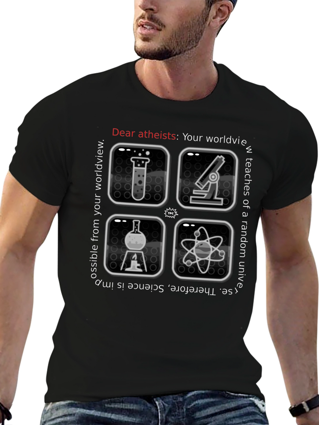 Atheist Science T-Shirt: Worldview