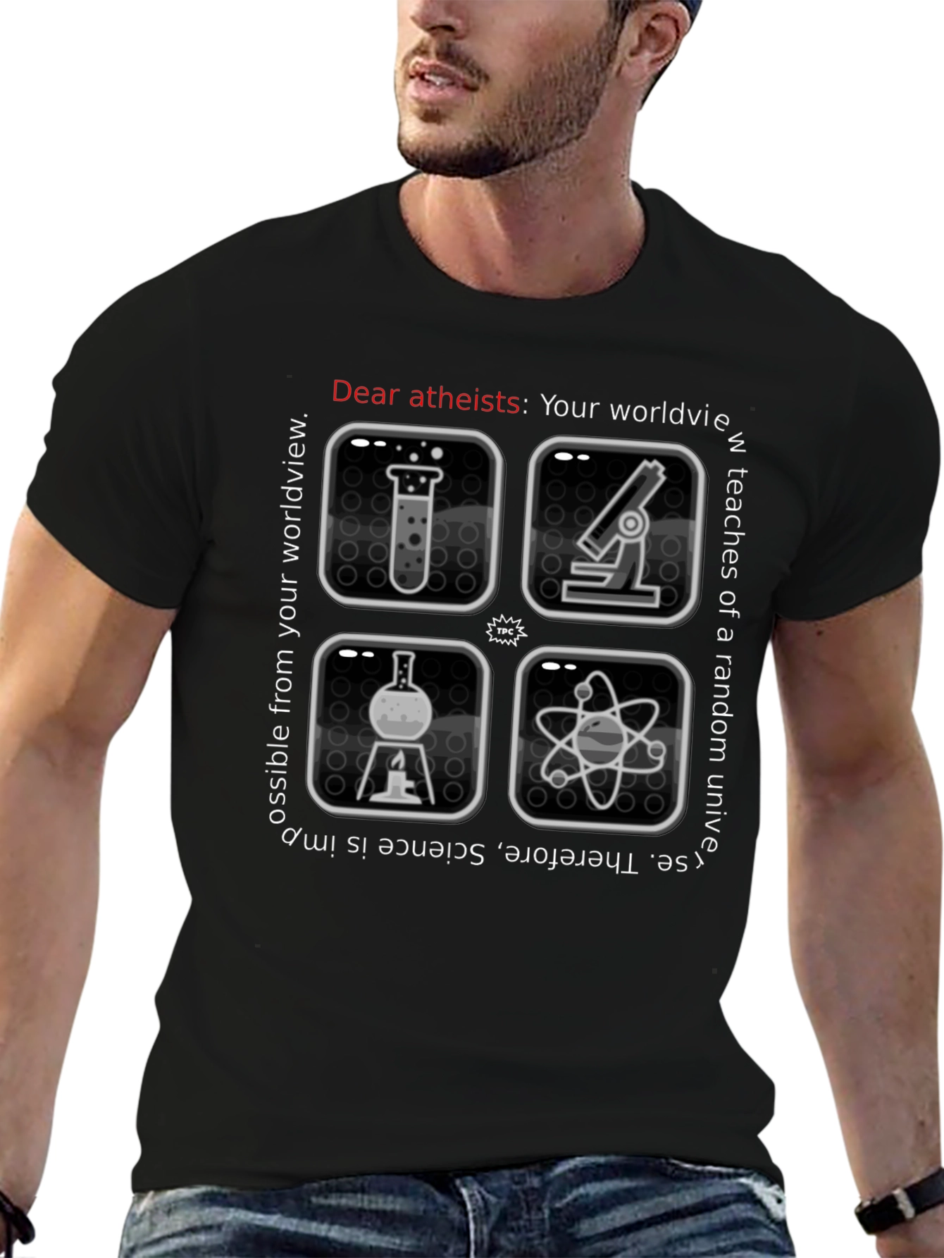 Atheist Science T-Shirt: Worldview