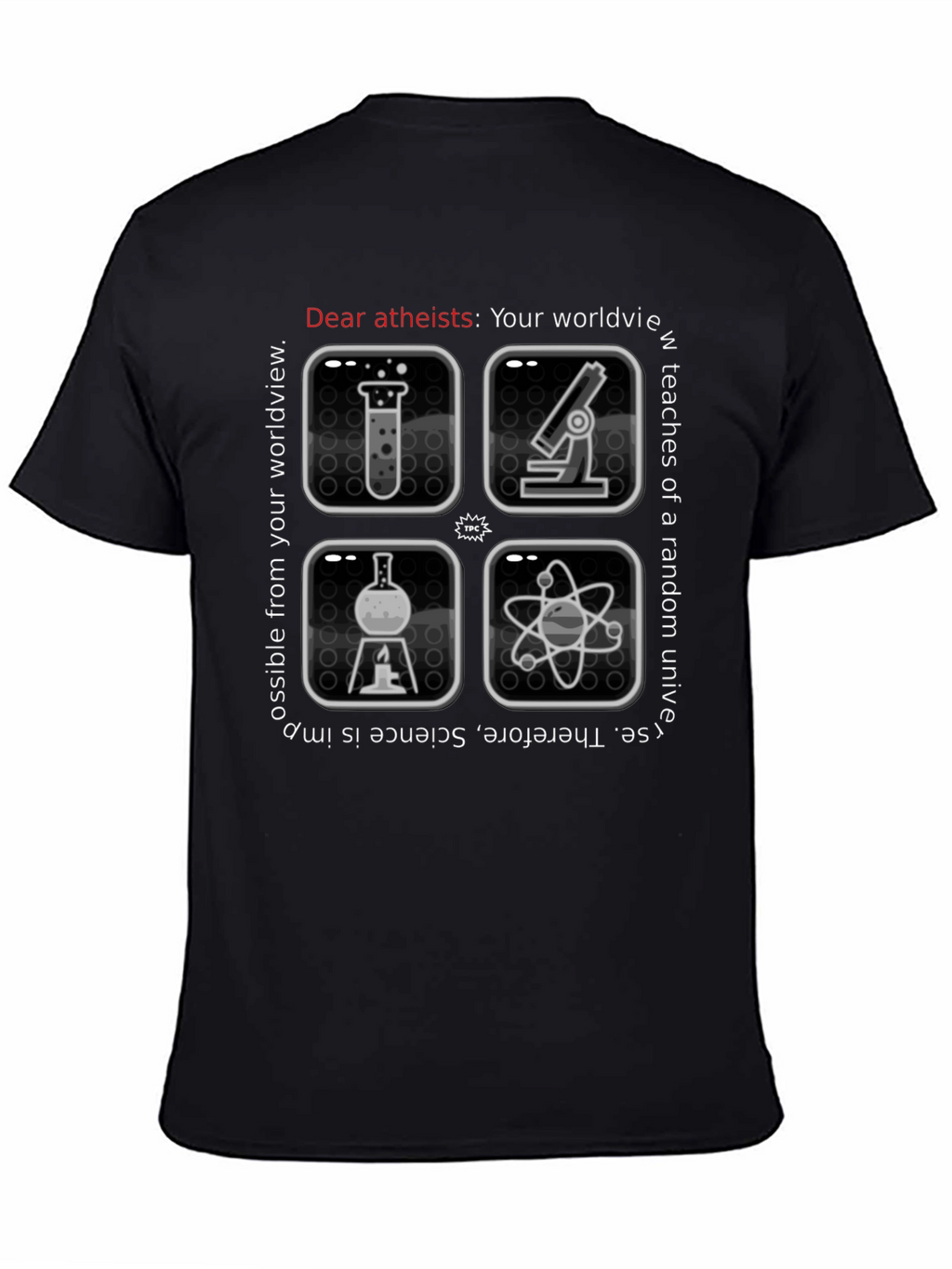 Atheist Science T-Shirt: Worldview