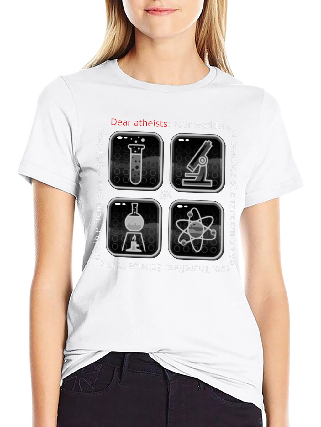 Atheist Science T-Shirt: Worldview