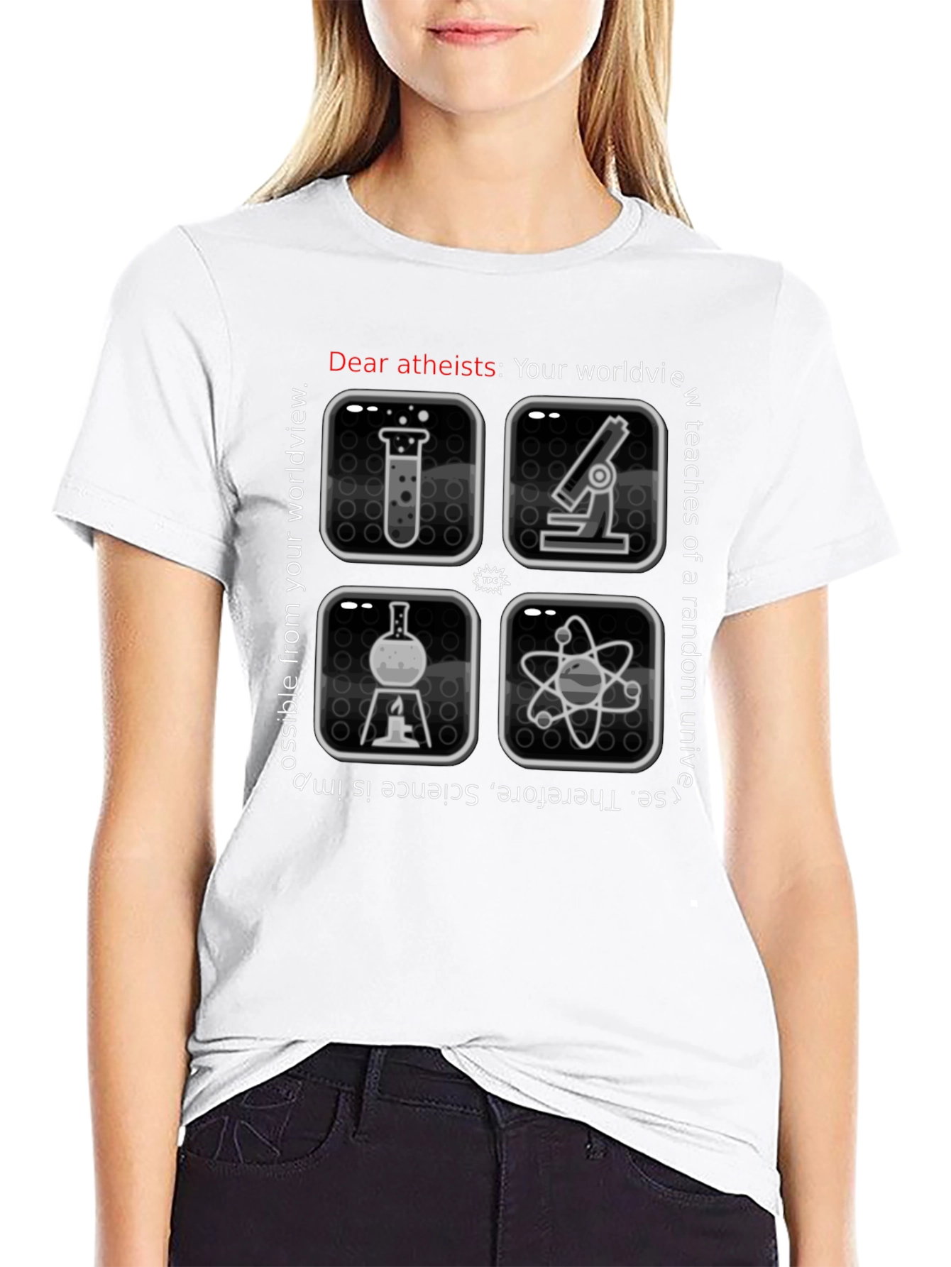 Atheist Science T-Shirt: Worldview