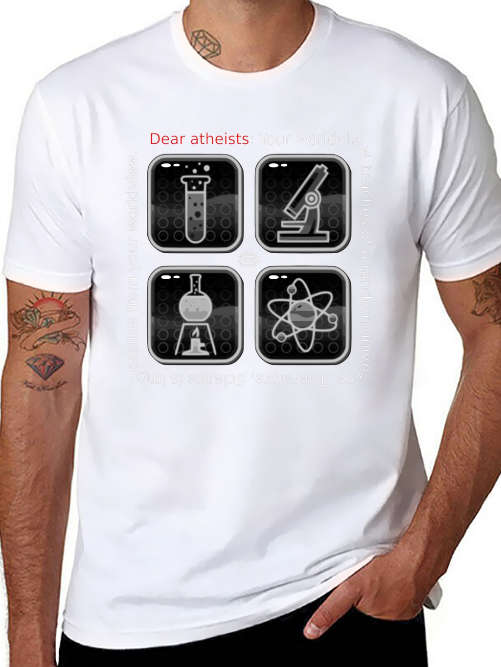 Atheist Science T-Shirt: Worldview