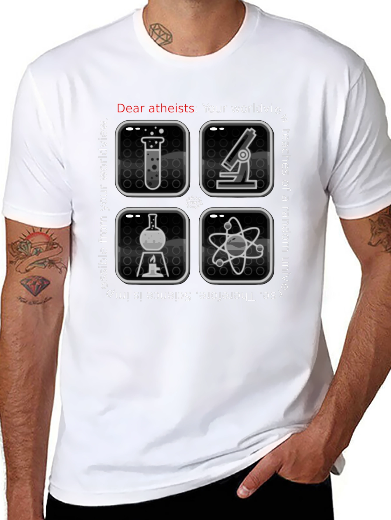 Atheist Science T-Shirt: Worldview