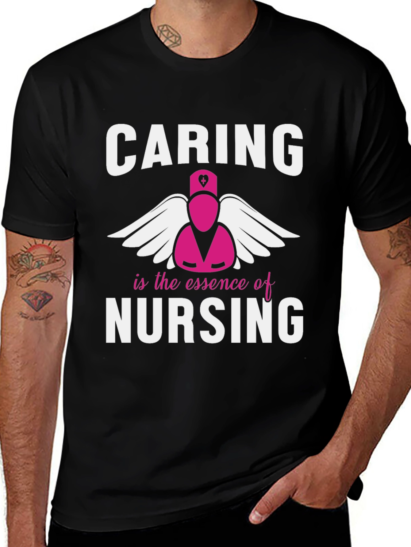 Caring is the Essence of Nursing T-Shirt