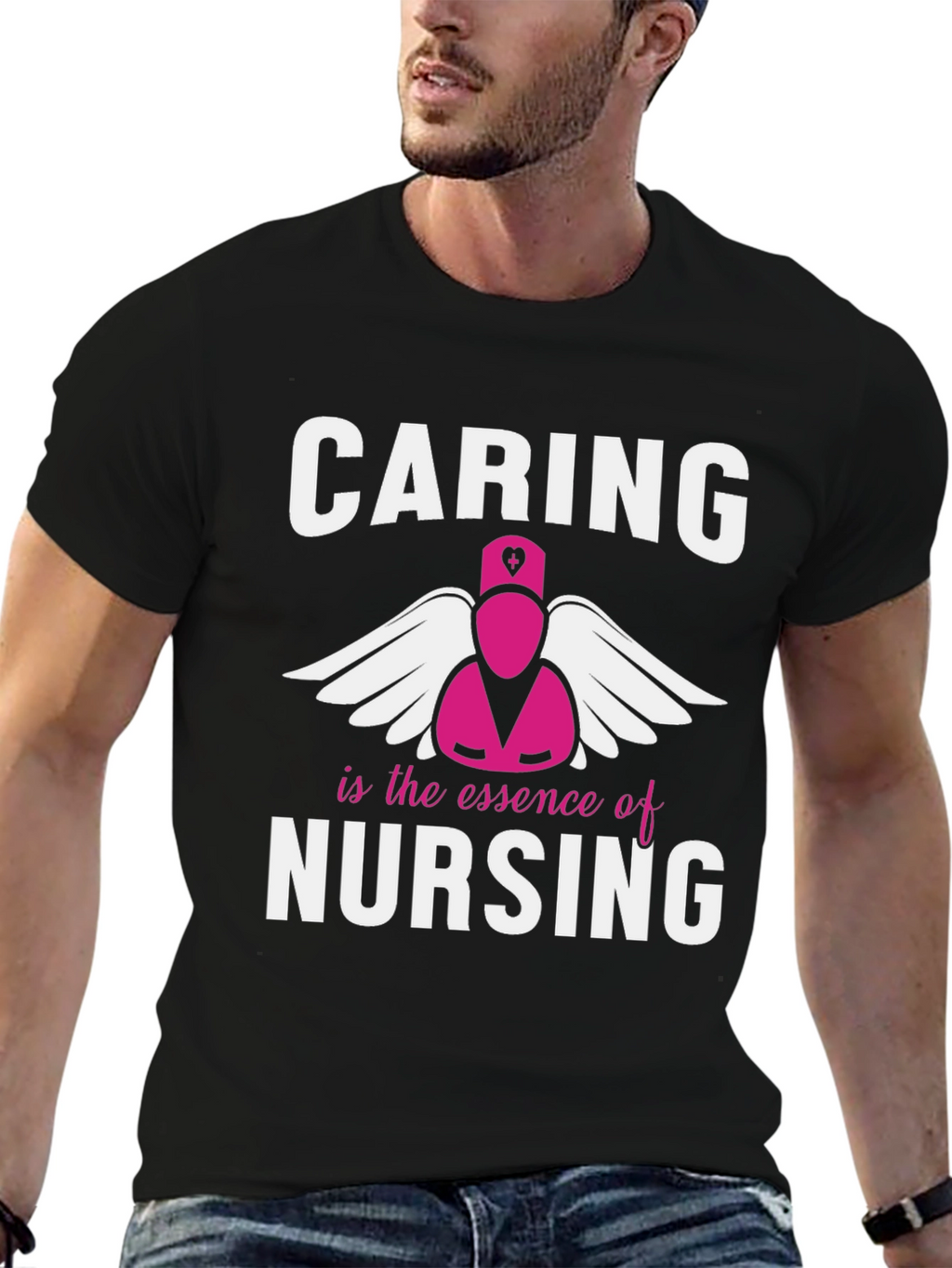 Caring is the Essence of Nursing T-Shirt