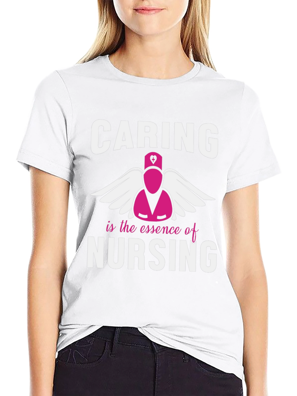 Caring is the Essence of Nursing T-Shirt