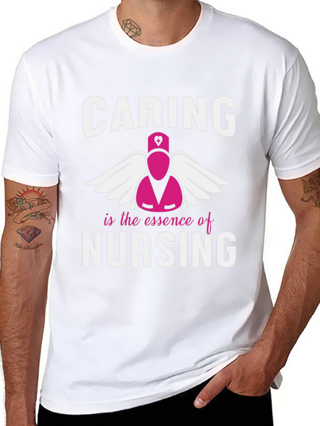 Caring is the Essence of Nursing T-Shirt
