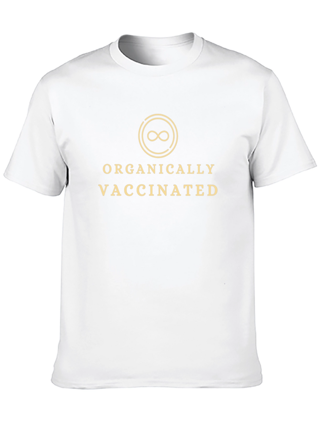Organically Vaccinated Graphic Tee - Black Cotton T-Shirt