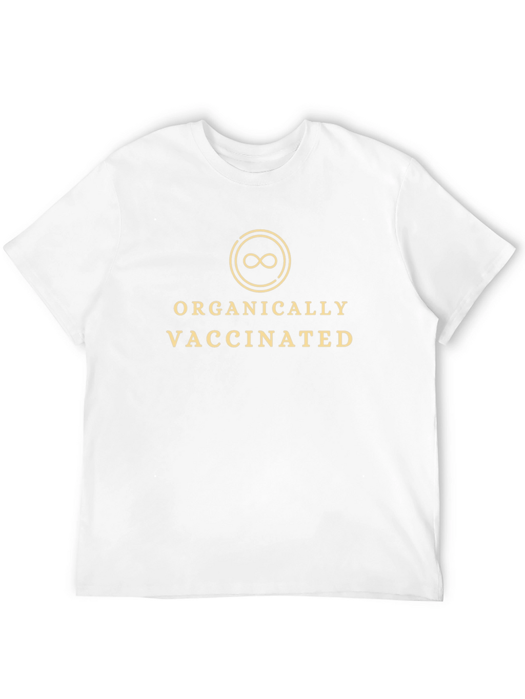 Organically Vaccinated Graphic Tee - Black Cotton T-Shirt