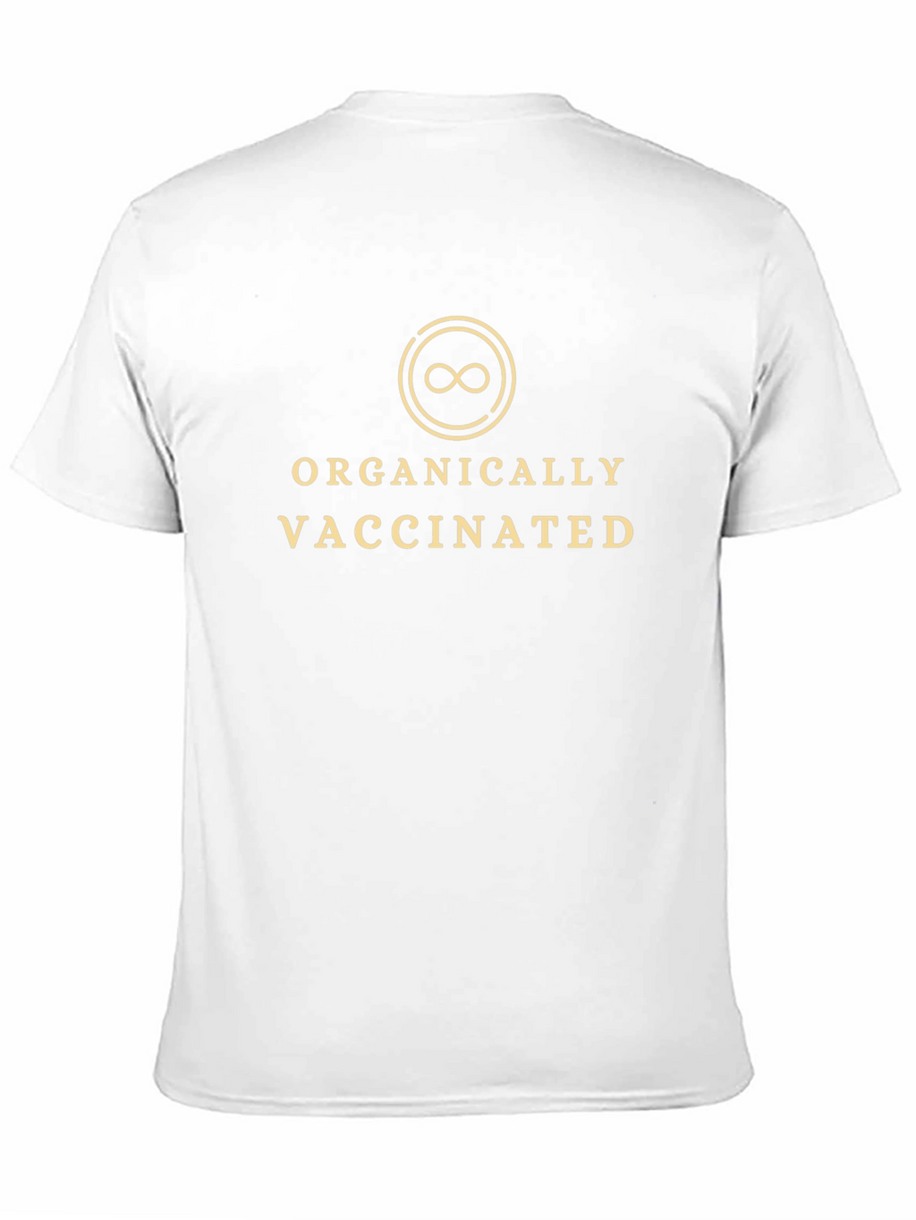 Organically Vaccinated Graphic Tee - Black Cotton T-Shirt