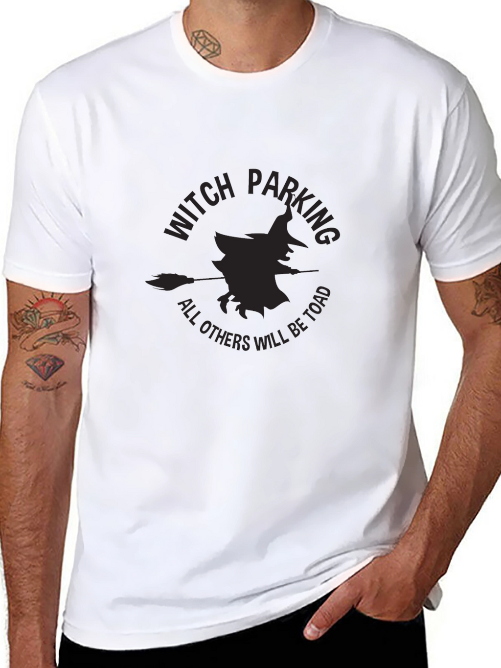 Witch Parking T-Shirt - All Others Will Be Toad!