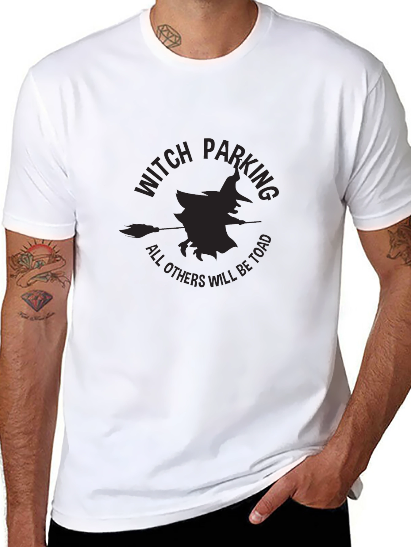 Witch Parking T-Shirt - All Others Will Be Toad!