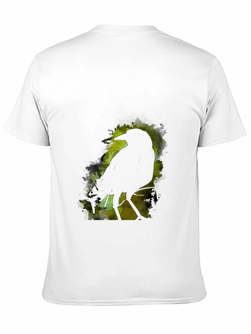 Raven Silhouette Graphic Black T-Shirt