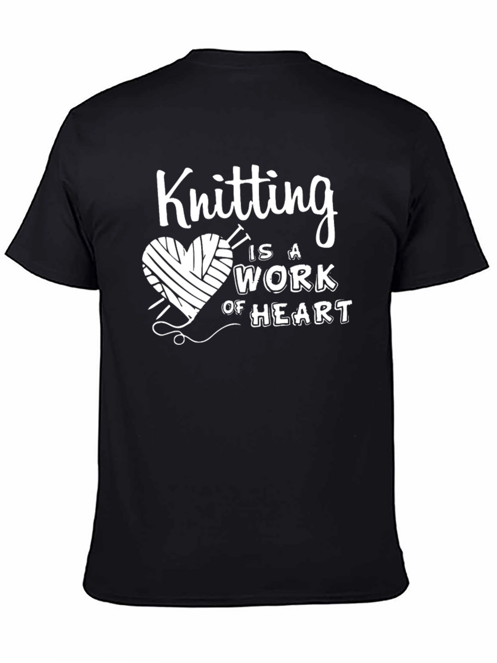 Knitting Heart T-Shirt - A Work of Heart