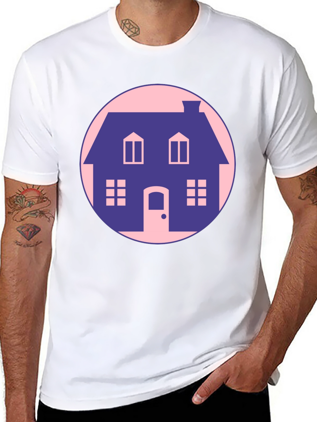 House Graphic Tee - Stylish & Unique Design