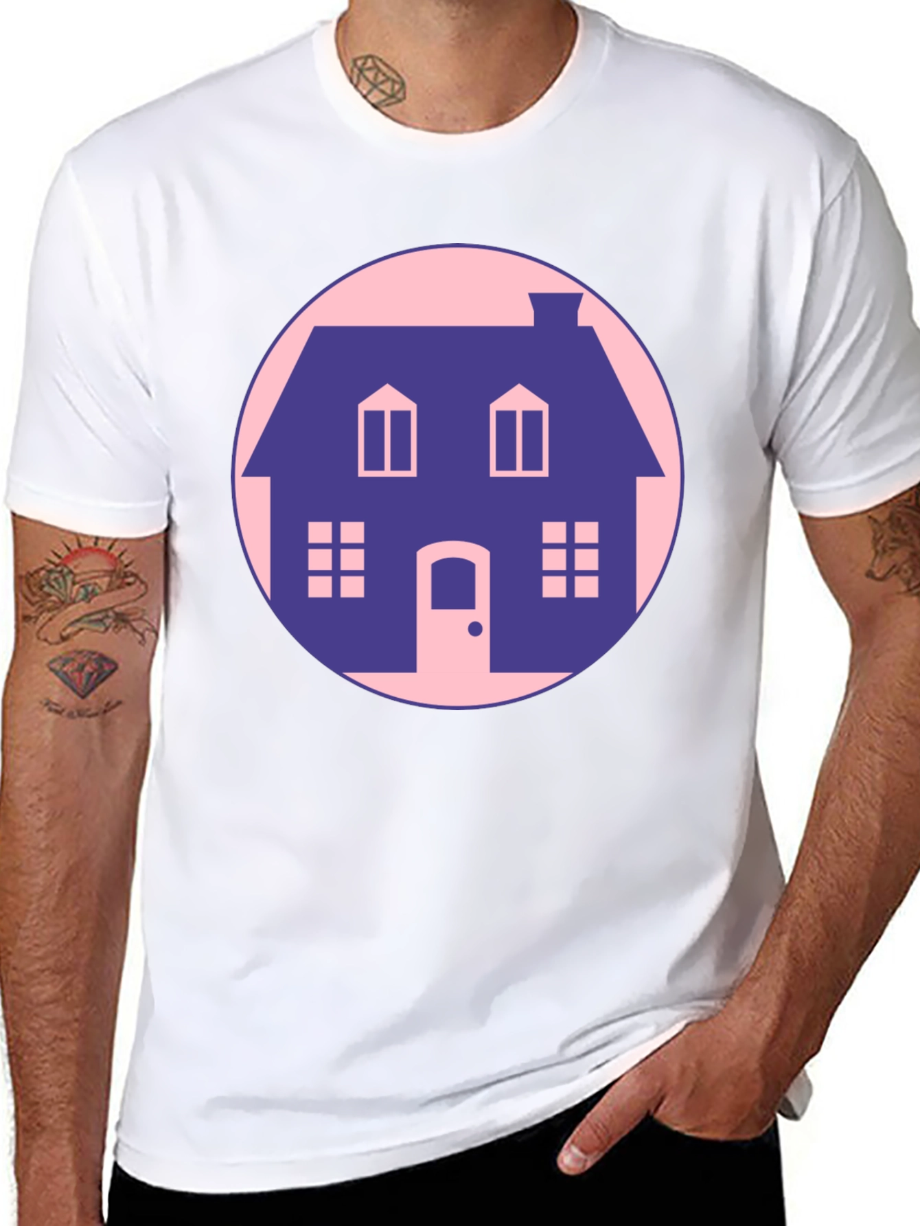 House Graphic Tee - Stylish & Unique Design